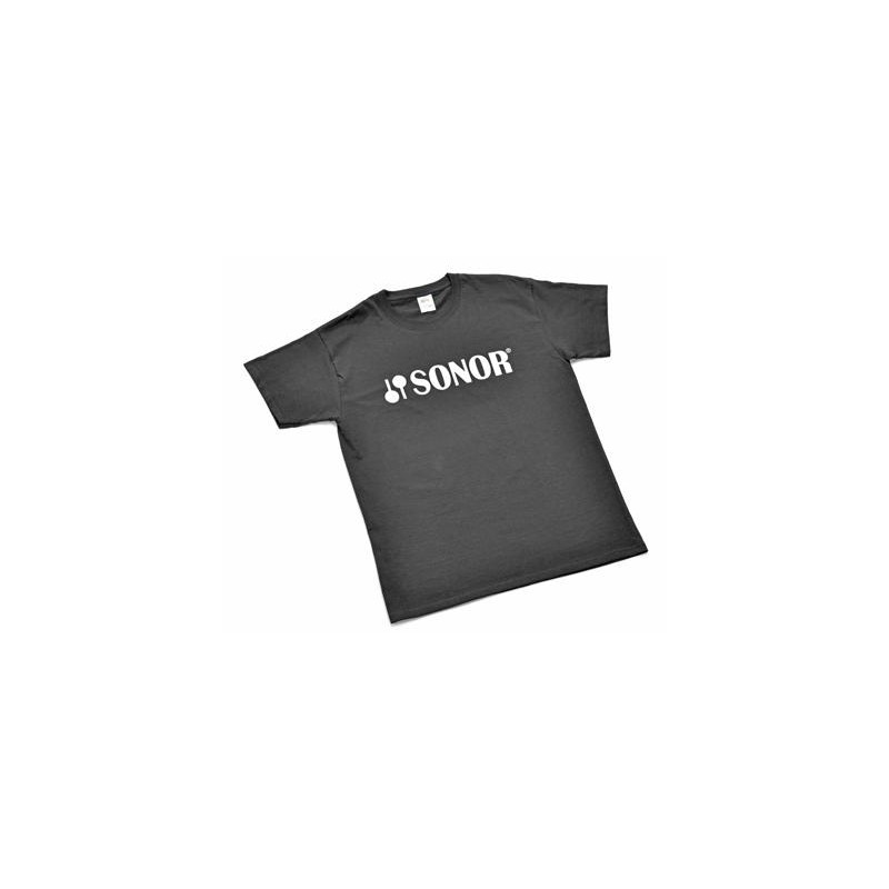 SONOR T-Shirt, size: L, black, logo white